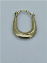 Gold Earrings 10K Yellow Gold 0.45g